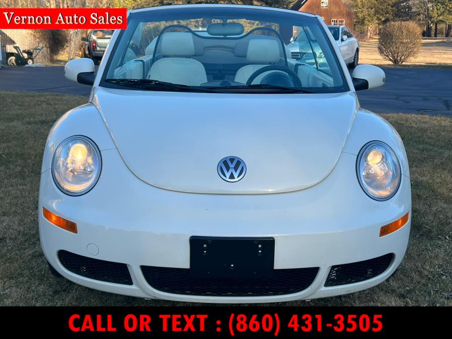2007 Volkswagen New Beetle Convertible 2dr Auto PZEV Triple White, available for sale in Manchester, Connecticut | Vernon Auto Sale & Service. Manchester, Connecticut 2007 Volkswagen New Beetle Convertible 2dr Auto PZEV Triple White, available for sale in Manchester, Connecticut | Vernon Auto Sale & Service. Manchester, Connecticut