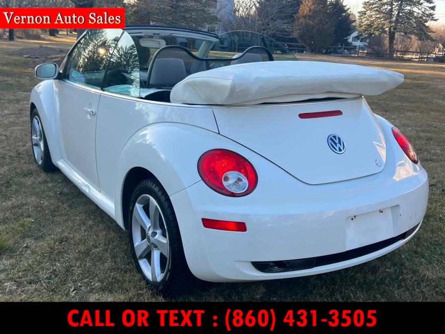 2007 Volkswagen New Beetle Convertible 2dr Auto PZEV Triple White, available for sale in Manchester, Connecticut | Vernon Auto Sale & Service. Manchester, Connecticut 2007 Volkswagen New Beetle Convertible 2dr Auto PZEV Triple White, available for sale in Manchester, Connecticut | Vernon Auto Sale & Service. Manchester, Connecticut