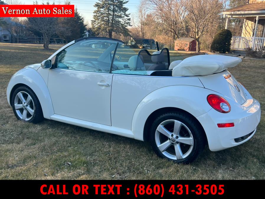 2007 Volkswagen New Beetle Convertible 2dr Auto PZEV Triple White, available for sale in Manchester, Connecticut | Vernon Auto Sale & Service. Manchester, Connecticut 2007 Volkswagen New Beetle Convertible 2dr Auto PZEV Triple White, available for sale in Manchester, Connecticut | Vernon Auto Sale & Service. Manchester, Connecticut