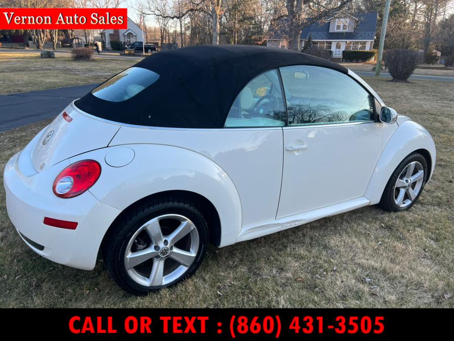 2007 Volkswagen New Beetle Convertible 2dr Auto PZEV Triple White, available for sale in Manchester, Connecticut | Vernon Auto Sale & Service. Manchester, Connecticut 2007 Volkswagen New Beetle Convertible 2dr Auto PZEV Triple White, available for sale in Manchester, Connecticut | Vernon Auto Sale & Service. Manchester, Connecticut