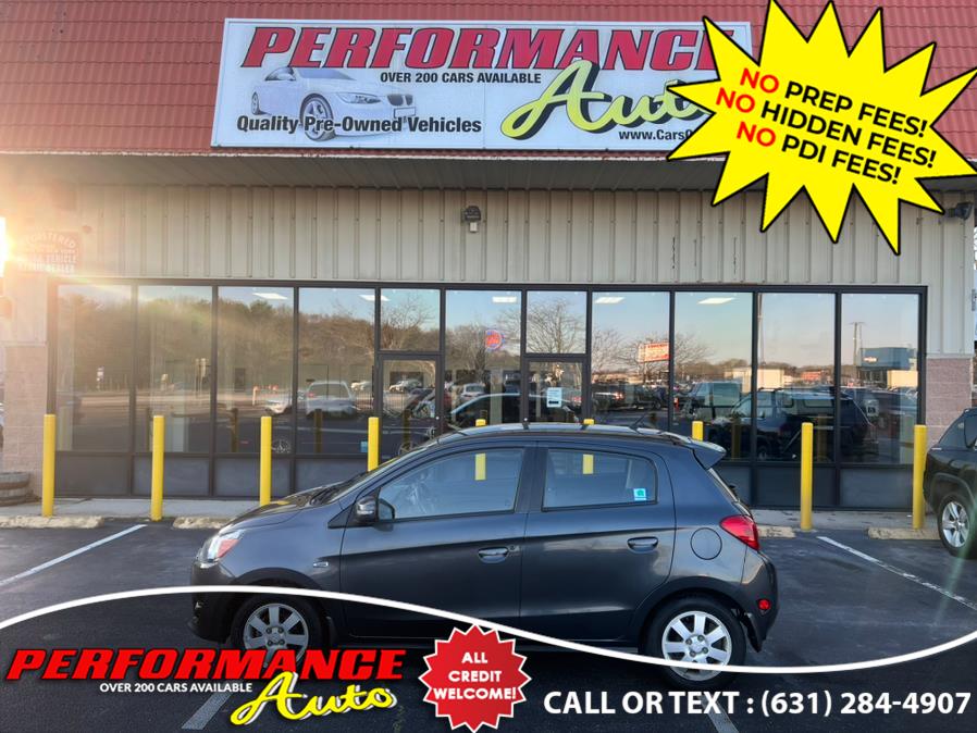 2015 Mitsubishi Mirage 4dr HB CVT ES, available for sale in Bohemia, New York | Performance Auto Inc. Bohemia, New York 2015 Mitsubishi Mirage 4dr HB CVT ES, available for sale in Bohemia, New York | Performance Auto Inc. Bohemia, New York