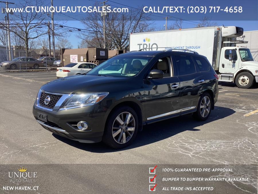 2016 Nissan Pathfinder 4WD 4dr Platinum, available for sale in New Haven, Connecticut | Unique Auto Sales LLC. New Haven, Connecticut