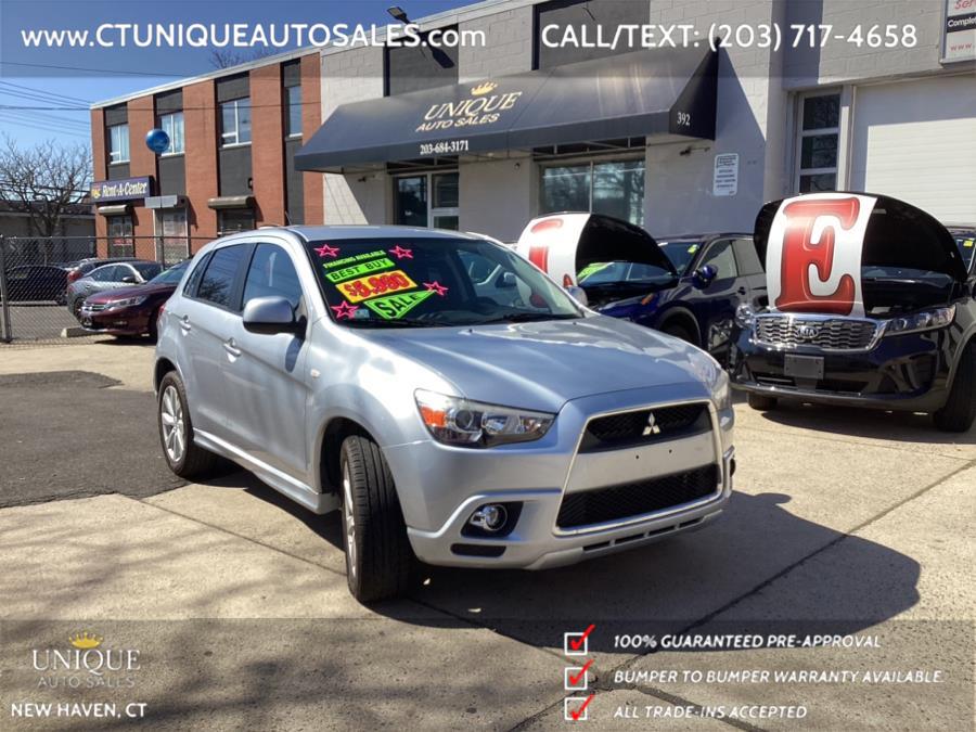 2012 Mitsubishi Outlander Sport AWD 4dr CVT SE, available for sale in New Haven, Connecticut | Unique Auto Sales LLC. New Haven, Connecticut