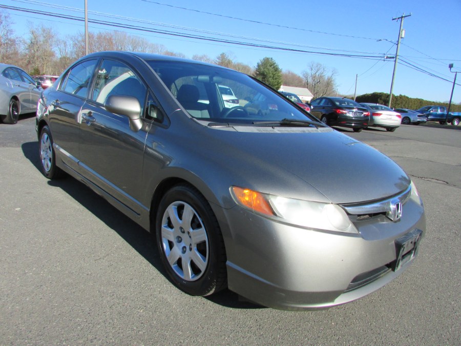 2007 Honda Civic Sdn 4dr AT LX, available for sale in East Windsor, Connecticut | United Auto Sales of E Windsor, Inc. East Windsor, Connecticut 2007 Honda Civic Sdn 4dr AT LX, available for sale in East Windsor, Connecticut | United Auto Sales of E Windsor, Inc. East Windsor, Connecticut