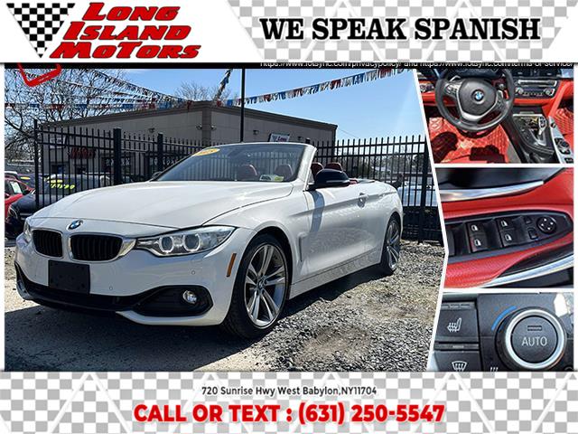 2015 BMW 4 Series 2dr Conv 428i RWD SULEV, available for sale in West Babylon, New York | Long Island Motors. West Babylon, New York