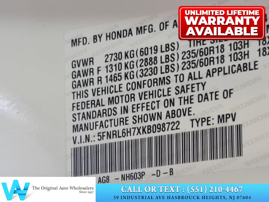 2019 Honda Odyssey EX-L Auto, available for sale in Lodi, New Jersey | AW Auto & Truck Wholesalers, Inc. Lodi, New Jersey 2019 Honda Odyssey EX-L Auto, available for sale in Lodi, New Jersey | AW Auto & Truck Wholesalers, Inc. Lodi, New Jersey