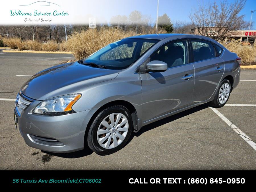 2013 Nissan Sentra 4dr Sdn I4 CVT SV, available for sale in Bloomfield, Connecticut | Williams Service Center. Bloomfield, Connecticut