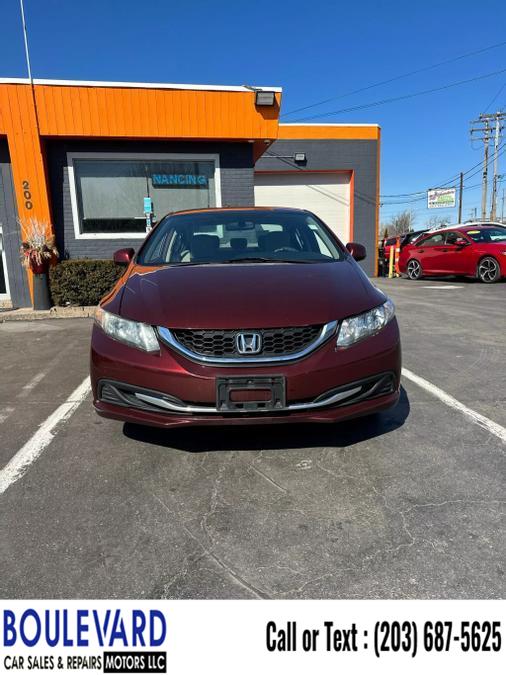 2013 Honda Civic LX Sedan 4D, available for sale in New Haven, Connecticut | Boulevard Motors LLC. New Haven, Connecticut 2013 Honda Civic LX Sedan 4D, available for sale in New Haven, Connecticut | Boulevard Motors LLC. New Haven, Connecticut