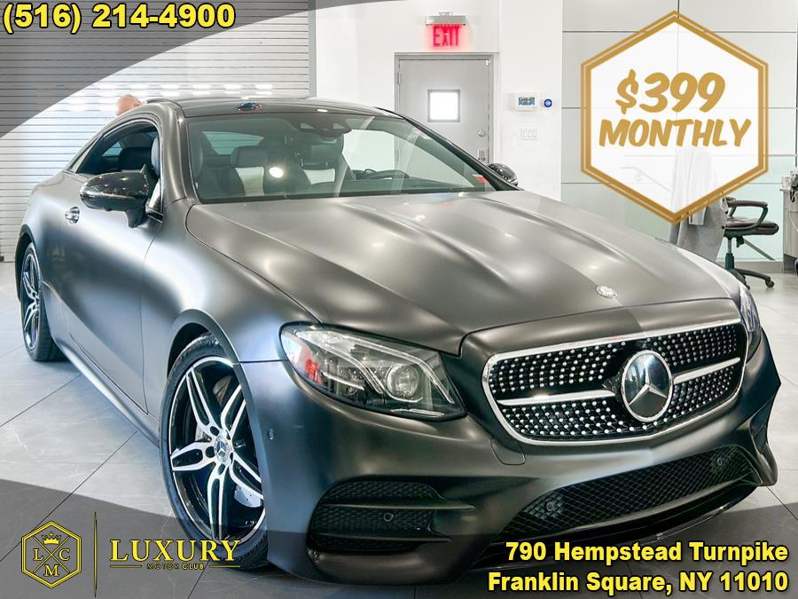 2018 Mercedes-Benz E-Class E 400 Coupe, available for sale in Franklin Square, New York | Luxury Motor Club. Franklin Square, New York 2018 Mercedes-Benz E-Class E 400 Coupe, available for sale in Franklin Square, New York | Luxury Motor Club. Franklin Square, New York