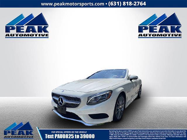 2017 Mercedes-Benz S-Class S 550 Cabriolet, available for sale in Bayshore, New York | Peak Automotive Inc.. Bayshore, New York