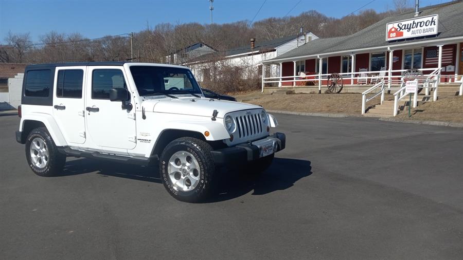 2013 Jeep Wrangler Unlimited 4WD 4dr Sahara, available for sale in Old Saybrook, Connecticut | Saybrook Auto Barn. Old Saybrook, Connecticut