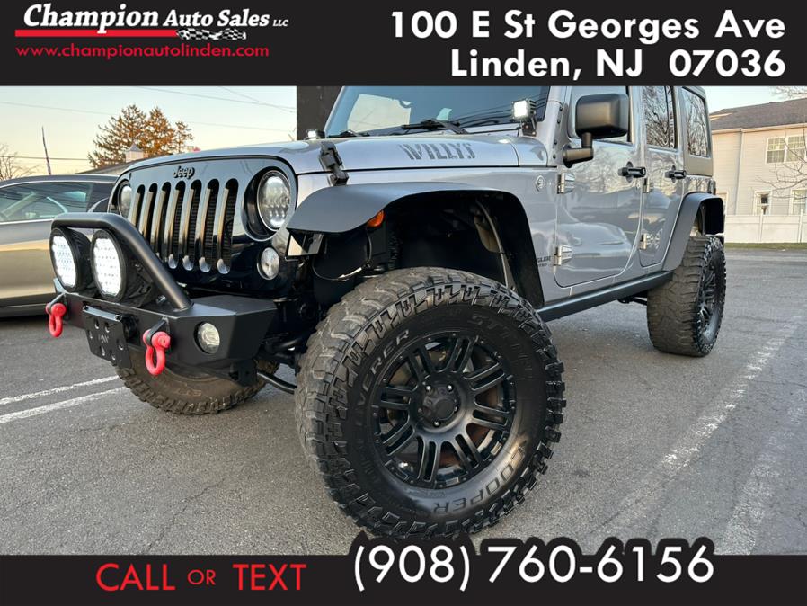 2015 Jeep Wrangler Unlimited 4WD 4dr Sport, available for sale in Linden, New Jersey | Champion Used Auto Sales. Linden, New Jersey