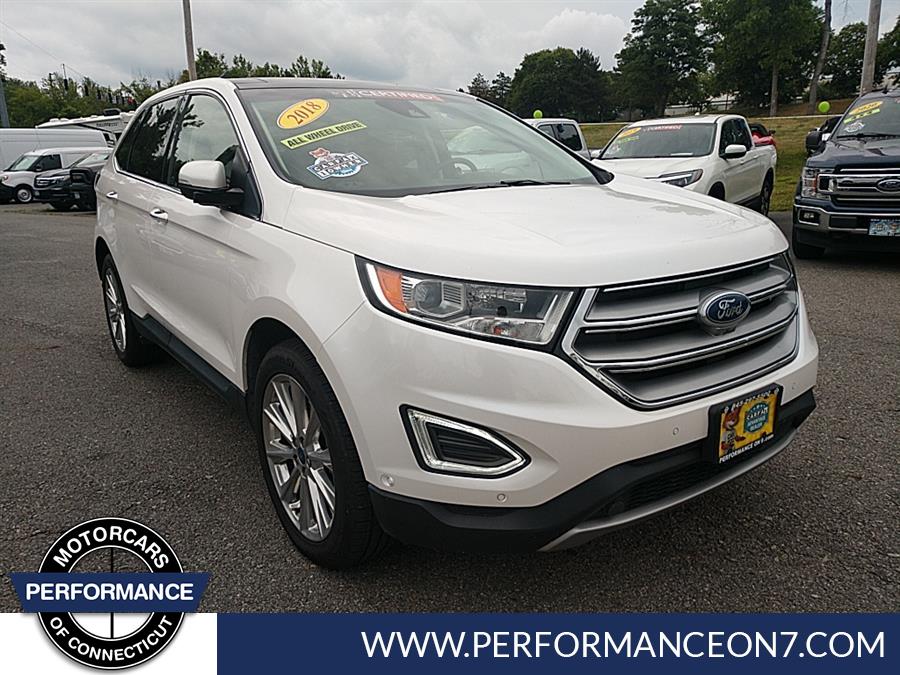 2018 Ford Edge Titanium AWD, available for sale in Wilton, Connecticut | Performance Motor Cars Of Connecticut LLC. Wilton, Connecticut
