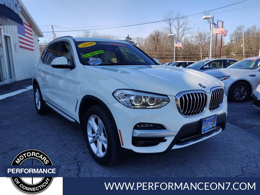 2020 BMW X3 xDrive30i Sports Activity Vehicle, available for sale in Wilton, Connecticut | Performance Motor Cars Of Connecticut LLC. Wilton, Connecticut