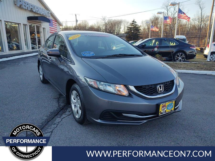 2014 Honda Civic Sedan 4dr CVT LX, available for sale in Wilton, Connecticut | Performance Motor Cars Of Connecticut LLC. Wilton, Connecticut