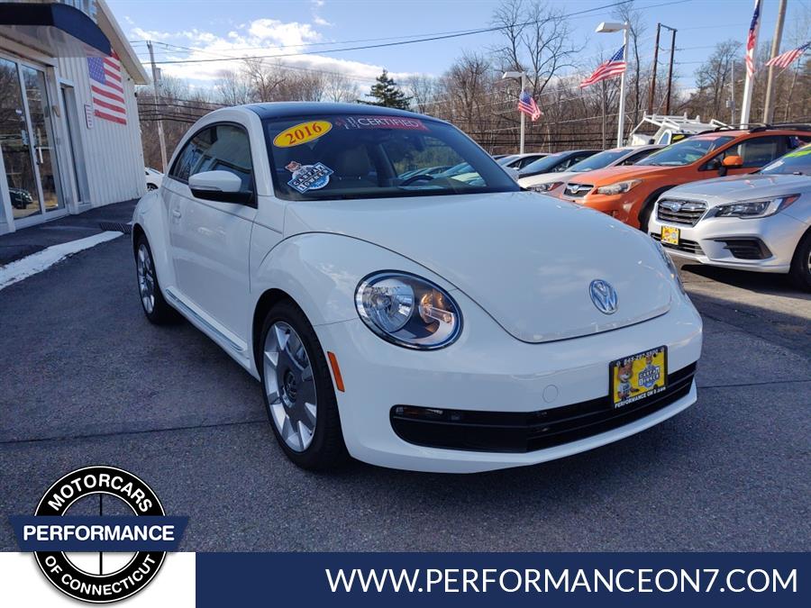 2016 Volkswagen Beetle Coupe 2dr Auto 1.8T SEL PZEV, available for sale in Wilton, Connecticut | Performance Motor Cars Of Connecticut LLC. Wilton, Connecticut