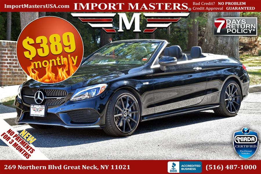 2017 Mercedes-benz C-class AMG C 43 AWD 4MATIC 2dr Convertible, available for sale in Great Neck, New York | Camy Cars. Great Neck, New York