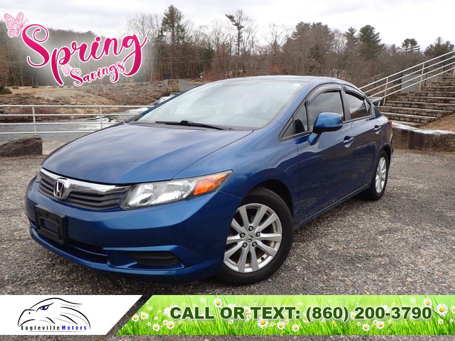 2012 Honda Civic Sdn 4dr Auto EX, available for sale in Storrs, Connecticut | Eagleville Motors. Storrs, Connecticut 2012 Honda Civic Sdn 4dr Auto EX, available for sale in Storrs, Connecticut | Eagleville Motors. Storrs, Connecticut