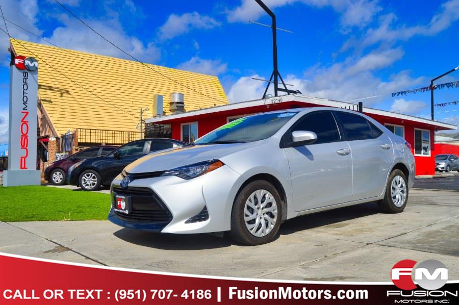 2019 Toyota Corolla LE CVT (Natl), available for sale in Moreno Valley, California | Fusion Motors Inc. Moreno Valley, California