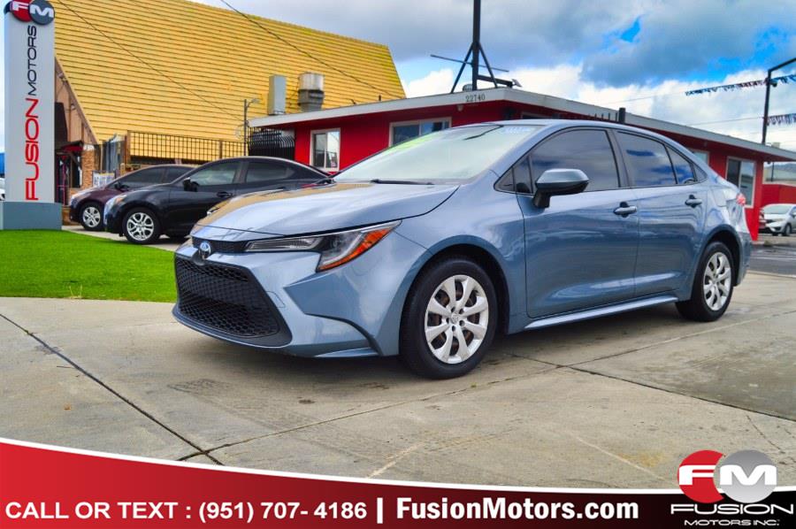 2020 Toyota Corolla LE CVT (Natl), available for sale in Moreno Valley, California | Fusion Motors Inc. Moreno Valley, California