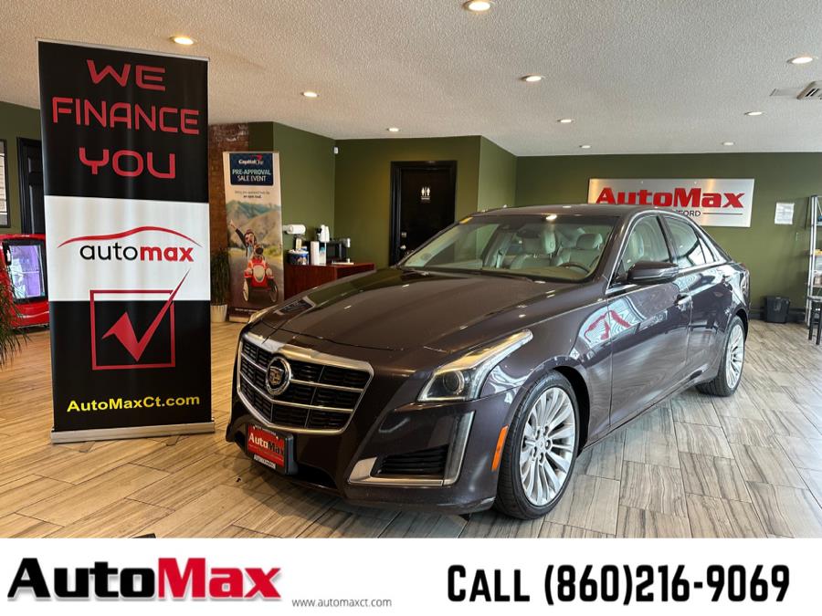 2014 Cadillac CTS Sedan 4dr Sdn 2.0L Turbo Luxury AWD, available for sale in West Hartford, Connecticut | AutoMax. West Hartford, Connecticut