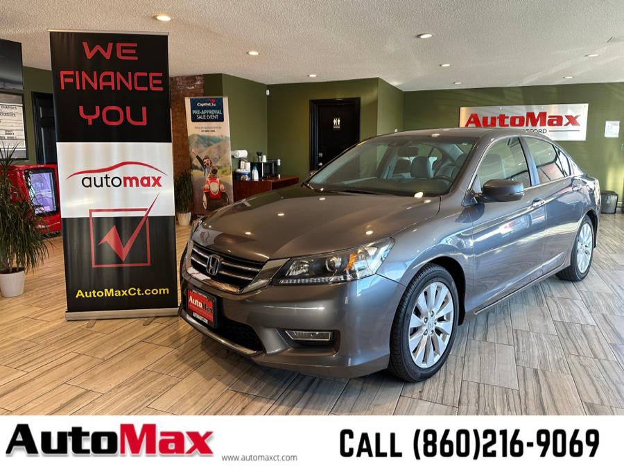 2013 Honda Accord Sdn 4dr I4 CVT EX-L, available for sale in West Hartford, Connecticut | AutoMax. West Hartford, Connecticut