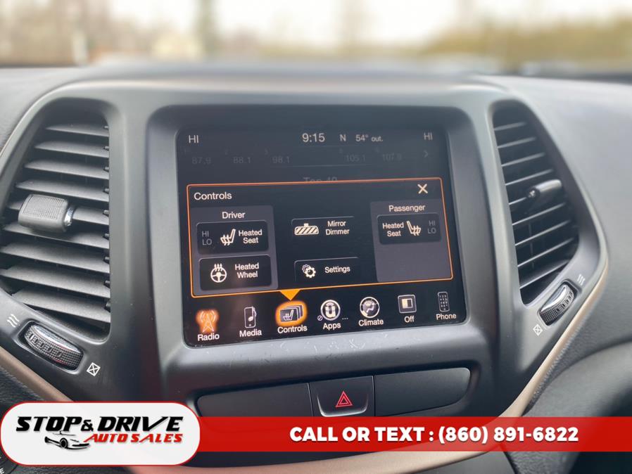 2016 Jeep Cherokee 4WD 4dr Limited, available for sale in East Windsor, Connecticut | Stop & Drive Auto Sales. East Windsor, Connecticut 2016 Jeep Cherokee 4WD 4dr Limited, available for sale in East Windsor, Connecticut | Stop & Drive Auto Sales. East Windsor, Connecticut