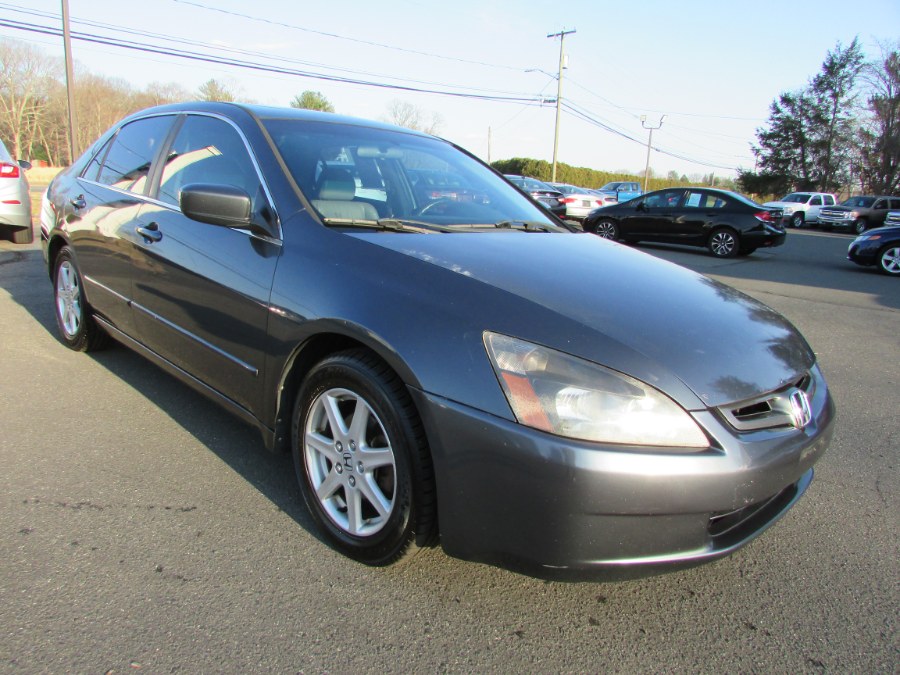 2003 Honda Accord Sdn EX Auto V6 w/Leather, available for sale in East Windsor, Connecticut | United Auto Sales of E Windsor, Inc. East Windsor, Connecticut 2003 Honda Accord Sdn EX Auto V6 w/Leather, available for sale in East Windsor, Connecticut | United Auto Sales of E Windsor, Inc. East Windsor, Connecticut