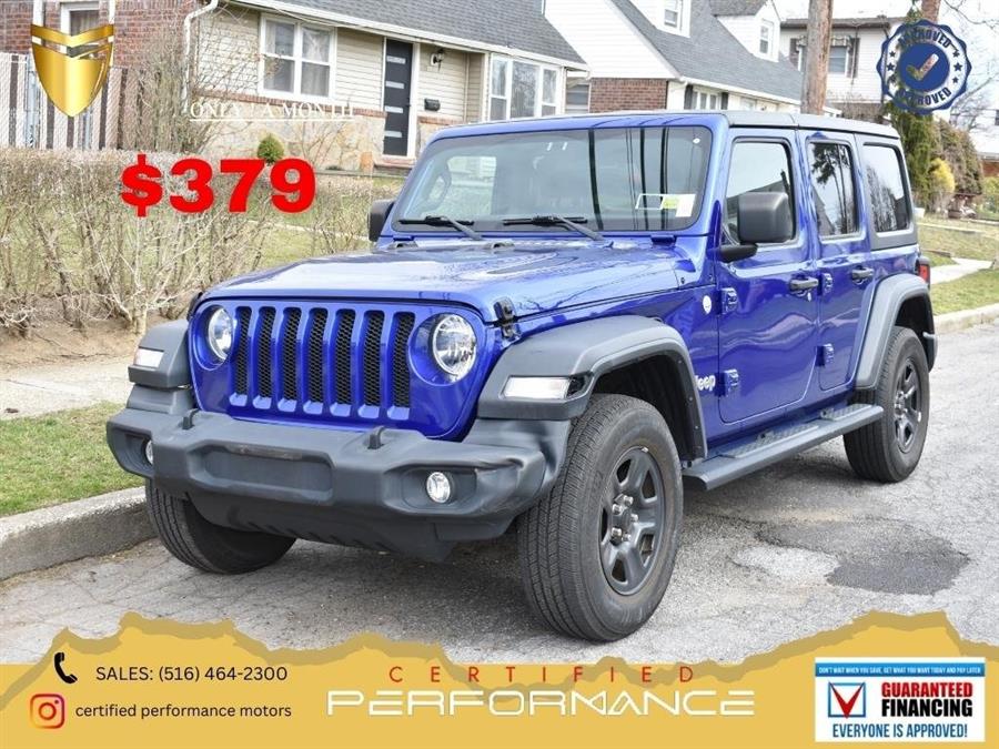 2018 Jeep Wrangler Unlimited Sport, available for sale in Valley Stream, New York | Certified Performance Motors. Valley Stream, New York