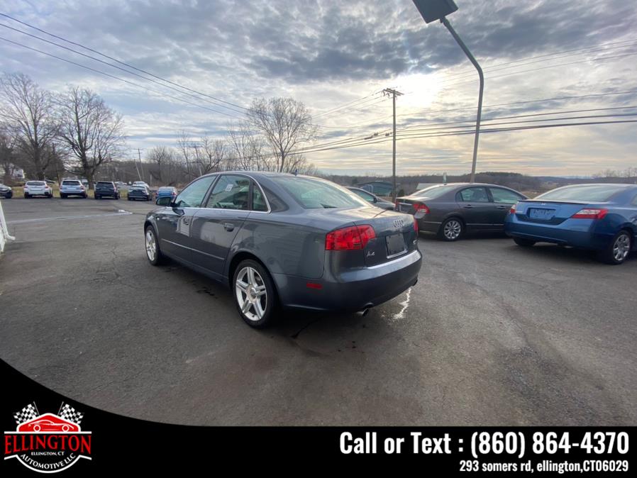 2007 Audi A4 2007 4dr Sdn Auto 2.0T quattro, available for sale in Ellington, Connecticut | Ellington Automotive LLC. Ellington, Connecticut 2007 Audi A4 2007 4dr Sdn Auto 2.0T quattro, available for sale in Ellington, Connecticut | Ellington Automotive LLC. Ellington, Connecticut