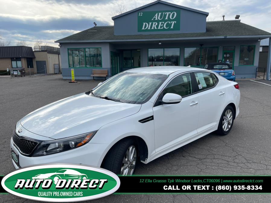 2015 Kia Optima 4dr Sdn EX, available for sale in Windsor Locks, Connecticut | Auto Direct LLC. Windsor Locks, Connecticut 2015 Kia Optima 4dr Sdn EX, available for sale in Windsor Locks, Connecticut | Auto Direct LLC. Windsor Locks, Connecticut