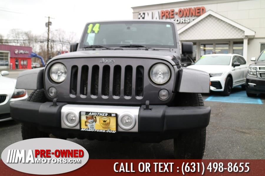2014 Jeep Wrangler 4WD 2dr Sahara, available for sale in Huntington Station, New York | M & A Motors. Huntington Station, New York 2014 Jeep Wrangler 4WD 2dr Sahara, available for sale in Huntington Station, New York | M & A Motors. Huntington Station, New York