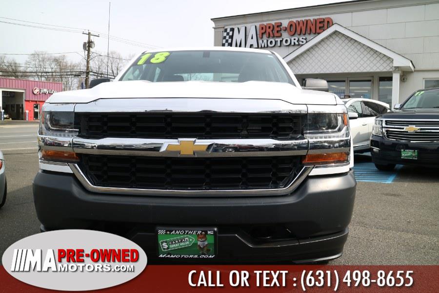 2018 Chevrolet Silverado 1500 4WD Crew Cab 153.0" Work Truck, available for sale in Huntington Station, New York | M & A Motors. Huntington Station, New York 2018 Chevrolet Silverado 1500 4WD Crew Cab 153.0" Work Truck, available for sale in Huntington Station, New York | M & A Motors. Huntington Station, New York