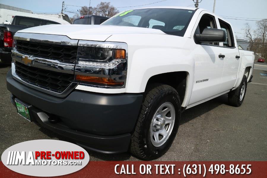 2018 Chevrolet Silverado 1500 4WD Crew Cab 153.0" Work Truck, available for sale in Huntington Station, New York | M & A Motors. Huntington Station, New York 2018 Chevrolet Silverado 1500 4WD Crew Cab 153.0" Work Truck, available for sale in Huntington Station, New York | M & A Motors. Huntington Station, New York