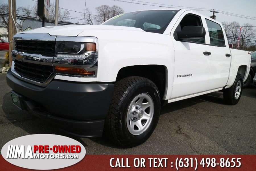 2018 Chevrolet Silverado 1500 4WD Crew Cab 153.0" Work Truck, available for sale in Huntington Station, New York | M & A Motors. Huntington Station, New York 2018 Chevrolet Silverado 1500 4WD Crew Cab 153.0" Work Truck, available for sale in Huntington Station, New York | M & A Motors. Huntington Station, New York