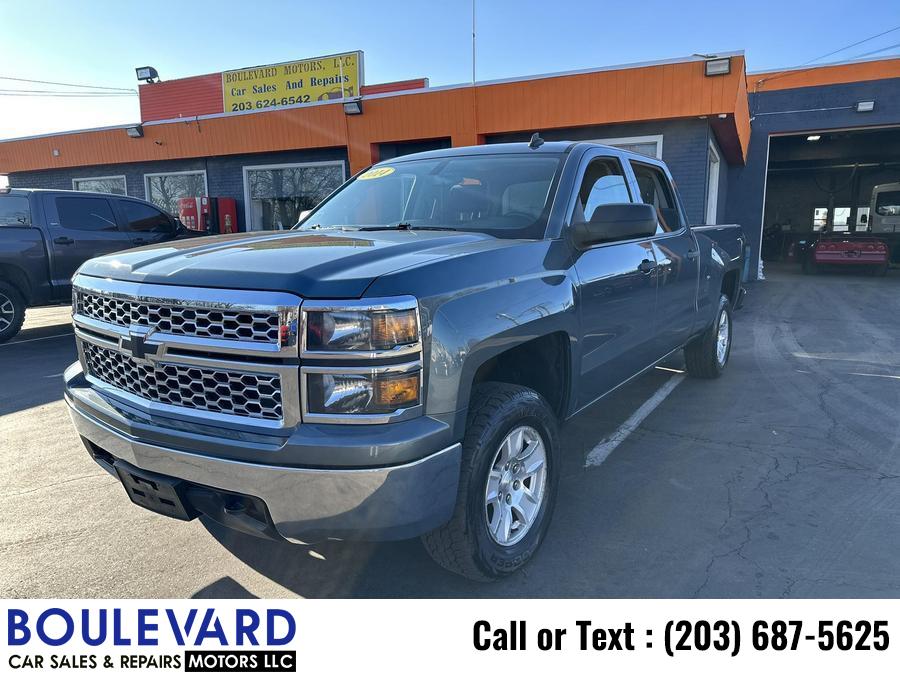 2014 Chevrolet Silverado 1500 Crew Cab LT Pickup 4D 6 1/2 ft, available for sale in New Haven, Connecticut | Boulevard Motors LLC. New Haven, Connecticut