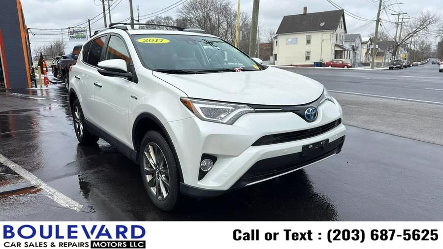 2017 Toyota Rav4 Hybrid Limited Sport Utility 4D, available for sale in New Haven, CT