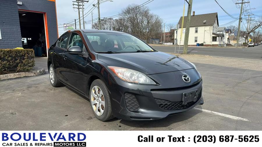 2013 Mazda Mazda3 i SV Sedan 4D, available for sale in New Haven, Connecticut | Boulevard Motors LLC. New Haven, Connecticut