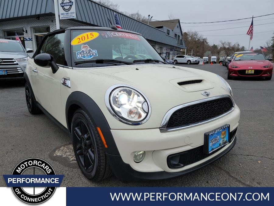 2015 MINI Cooper Convertible 2dr S, available for sale in Wilton, Connecticut | Performance Motor Cars Of Connecticut LLC. Wilton, Connecticut