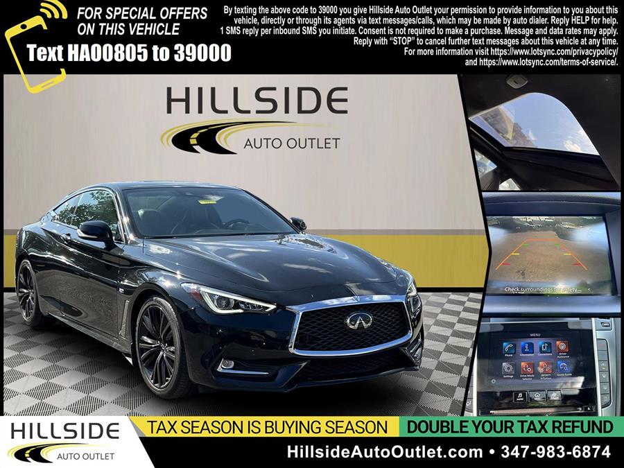 2020 Infiniti Q60 3.0t LUXE, available for sale in Jamaica, New York | Hillside Auto Outlet 2. Jamaica, New York