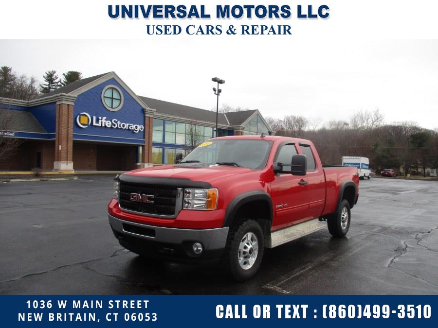 2011 GMC Sierra 2500HD 4WD Ext Cab 158.2" SLE, available for sale in New Britain, Connecticut | Universal Motors LLC. New Britain, Connecticut