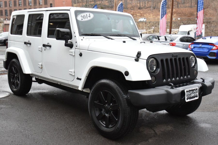2014 Jeep Wrangler Unlimited 4WD 4dr Sahara, available for sale in Waterbury, Connecticut | Highline Car Connection. Waterbury, Connecticut 2014 Jeep Wrangler Unlimited 4WD 4dr Sahara, available for sale in Waterbury, Connecticut | Highline Car Connection. Waterbury, Connecticut