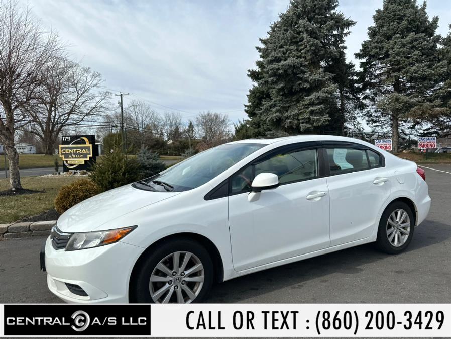 2012 Honda Civic Sdn 4dr Auto EX, available for sale in East Windsor, Connecticut | Central A/S LLC. East Windsor, Connecticut 2012 Honda Civic Sdn 4dr Auto EX, available for sale in East Windsor, Connecticut | Central A/S LLC. East Windsor, Connecticut