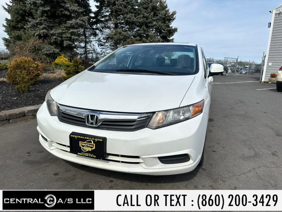 2012 Honda Civic Sdn 4dr Auto EX, available for sale in East Windsor, Connecticut | Central A/S LLC. East Windsor, Connecticut 2012 Honda Civic Sdn 4dr Auto EX, available for sale in East Windsor, Connecticut | Central A/S LLC. East Windsor, Connecticut