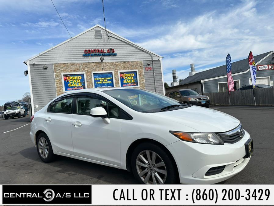 2012 Honda Civic Sdn 4dr Auto EX, available for sale in East Windsor, Connecticut | Central A/S LLC. East Windsor, Connecticut 2012 Honda Civic Sdn 4dr Auto EX, available for sale in East Windsor, Connecticut | Central A/S LLC. East Windsor, Connecticut