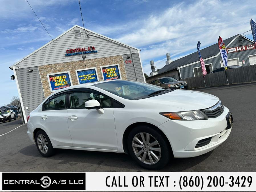 2012 Honda Civic Sdn 4dr Auto EX, available for sale in East Windsor, Connecticut | Central A/S LLC. East Windsor, Connecticut 2012 Honda Civic Sdn 4dr Auto EX, available for sale in East Windsor, Connecticut | Central A/S LLC. East Windsor, Connecticut