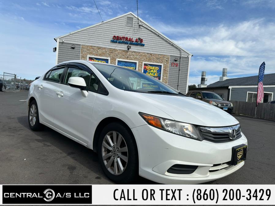 2012 Honda Civic Sdn 4dr Auto EX, available for sale in East Windsor, Connecticut | Central A/S LLC. East Windsor, Connecticut 2012 Honda Civic Sdn 4dr Auto EX, available for sale in East Windsor, Connecticut | Central A/S LLC. East Windsor, Connecticut