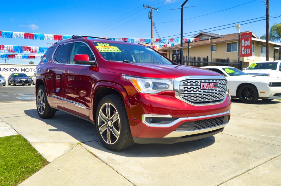 2017 GMC Acadia AWD 4dr Denali, available for sale in Moreno Valley, California | Fusion Motors Inc. Moreno Valley, California 2017 GMC Acadia AWD 4dr Denali, available for sale in Moreno Valley, California | Fusion Motors Inc. Moreno Valley, California