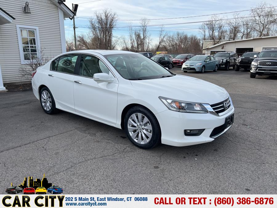 2014 Honda Accord Sedan 4dr I4 CVT EX-L w/Navi, available for sale in East Windsor, Connecticut | Car City LLC. East Windsor, Connecticut 2014 Honda Accord Sedan 4dr I4 CVT EX-L w/Navi, available for sale in East Windsor, Connecticut | Car City LLC. East Windsor, Connecticut