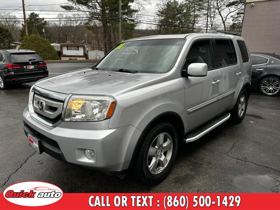 2011 Honda Pilot 4WD 4dr EX-L w/Navi, available for sale in Bristol, Connecticut | Quick Auto LLC. Bristol, Connecticut 2011 Honda Pilot 4WD 4dr EX-L w/Navi, available for sale in Bristol, Connecticut | Quick Auto LLC. Bristol, Connecticut